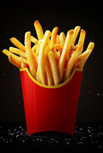 khoai tây chiên cọng sợi dài giòn lâu