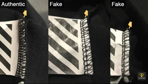 Off White WashTag check đường chỉ