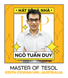 Mr. Ngô Tuấn Duy - IELTS Trainer - Master of TESOL