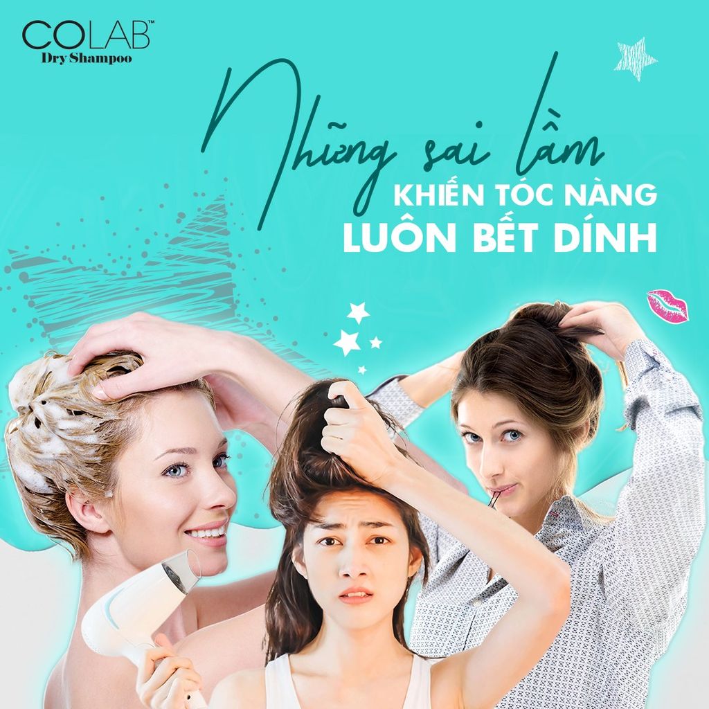 NHỮNG SAI LẦM KHIẾN CHO TÓC NÀNG LUÔN BẾT DÍNH
