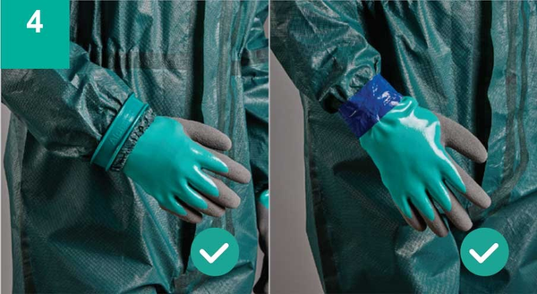 Đeo đúng cách để bảo vệ đôi tay