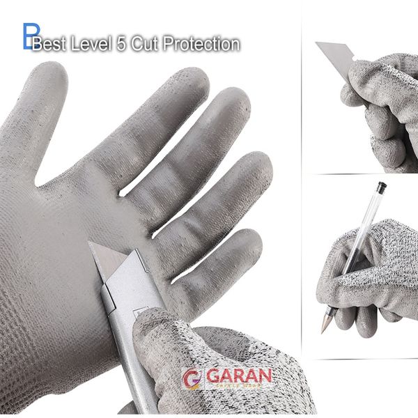 Bao tay bảo hộ chống cắt chất liệu HPPE cấp độ 5