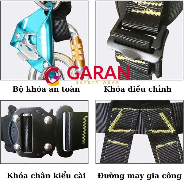 Dây đai bảo hộ an toàn toàn thân 5 điểm