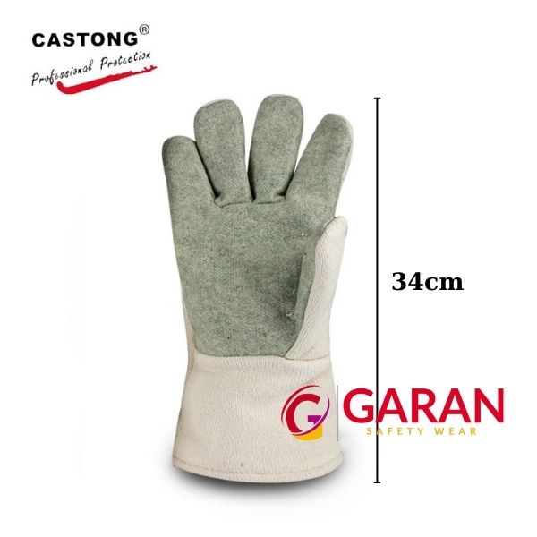 Găng tay chịu nhiệt chống cháy 500 độ C Castong FEII15-34