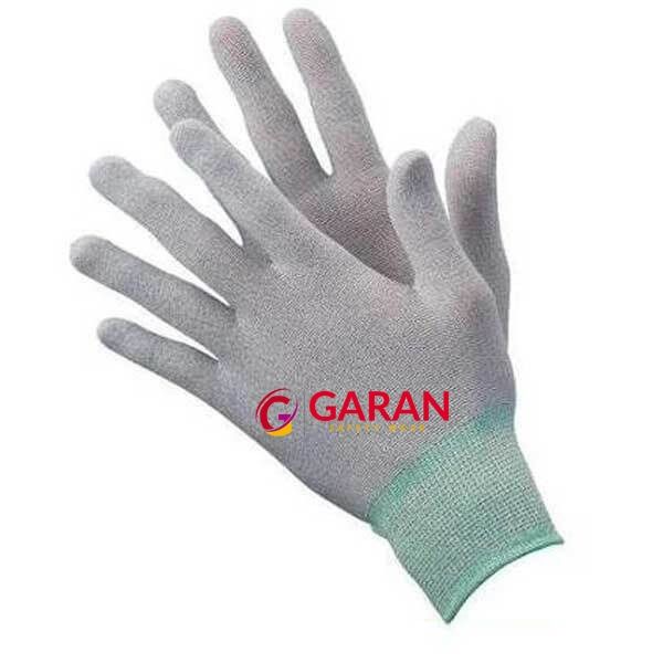 Găng tay chống tĩnh điện sợi carbon không phủ PU