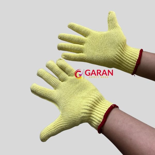 Găng tay chống cắt và chịu nhiệt bằng sợi  Aramid