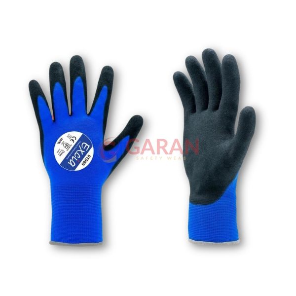 Găng tay chống dầu mỡ phủ Nitrile Excia GT505