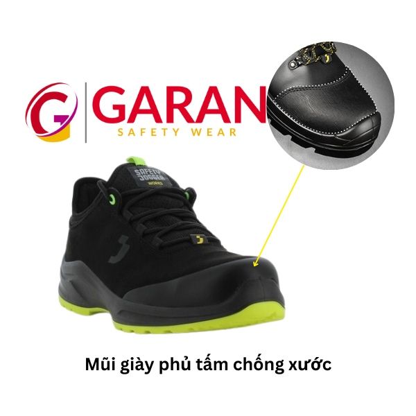 Mũi giày Safety Jogger Modulo S3S phủ lớp chống xước