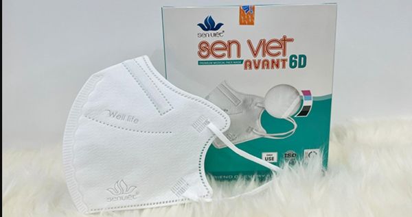 Khẩu trang Sen Việt kiểu dáng đẹp, công năng bảo vệ sức khỏe tốt nhất