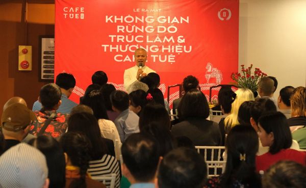 Lễ ra mắt Không gian Rừng dó Trúc Lâm và thương hiệu Cafe Tuệ Trầm Tuệ Đông Anh Hà Nội