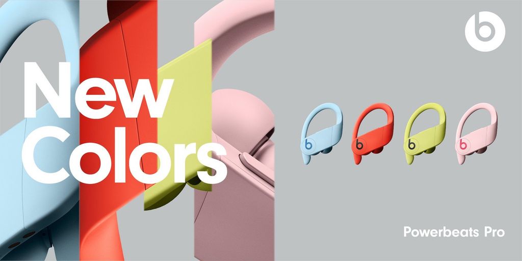 Apple ra mắt Powerbeats Pro 4 màu mới, bán ra từ 9/6
