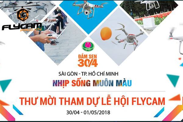Thư mời lễ hội Flycam tại đầm sen 30/04 & 01/05