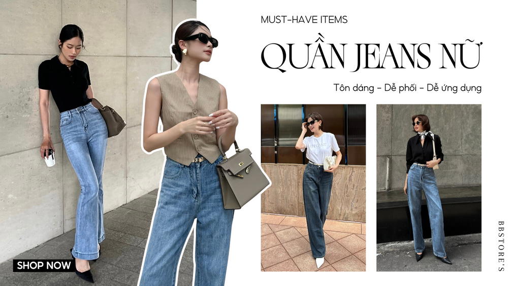Quần jean nữ: