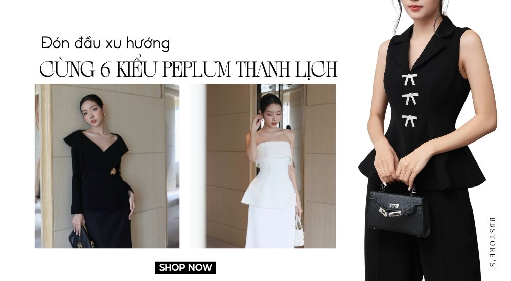 Đón đầu xu hướng cùng 6 kiểu peplum thanh lịch