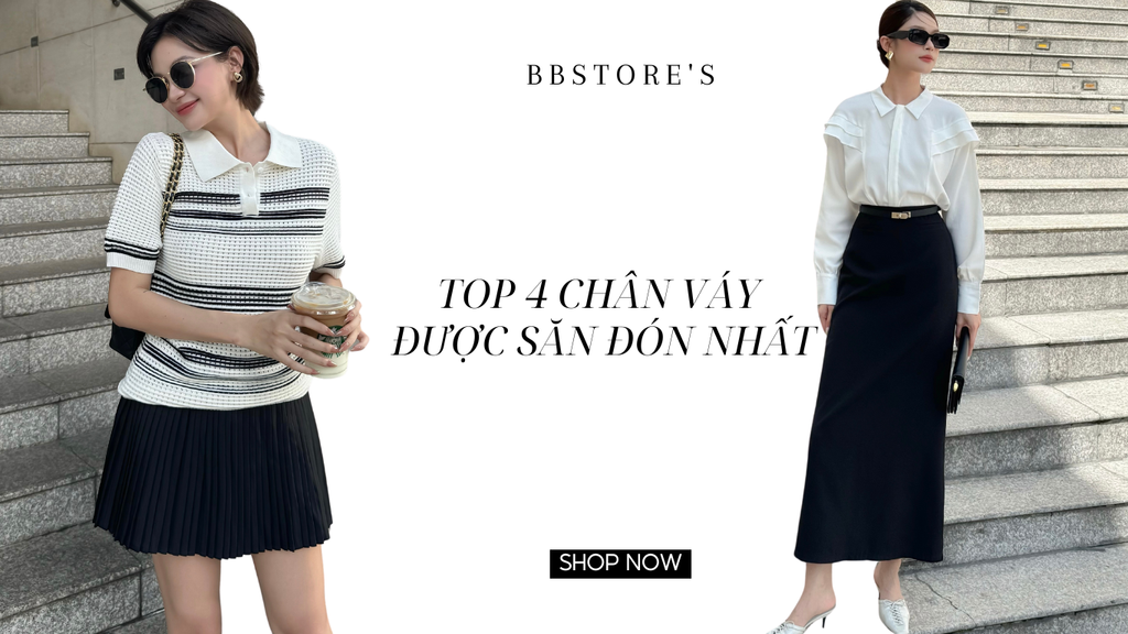 Top 4 Chân Váy Được Săn Đón Nhất Tại BBSTORE'S