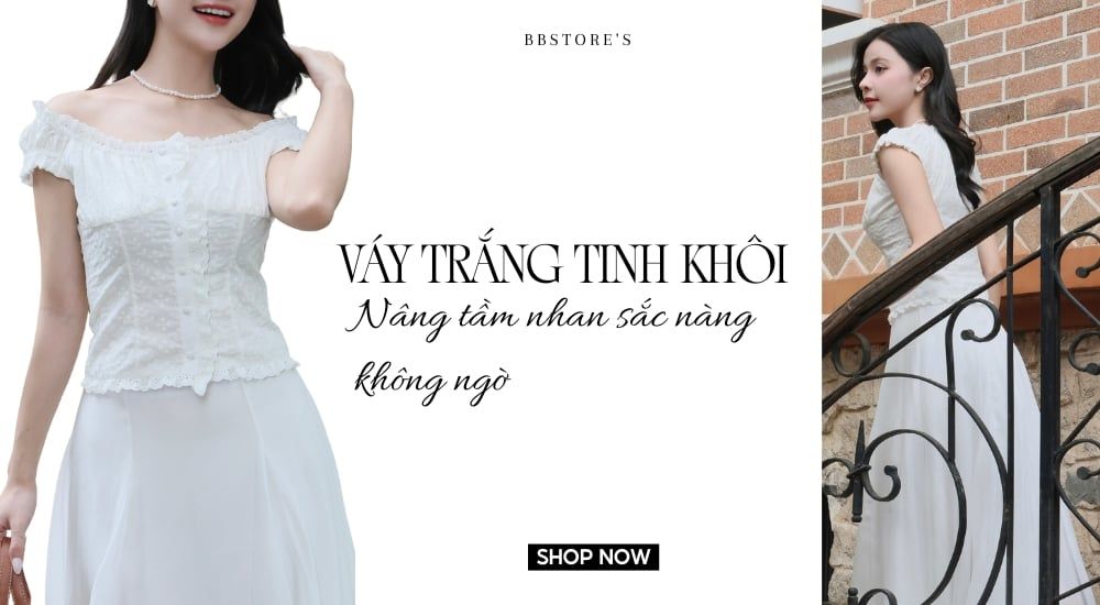 Váy trắng tinh khôi: Nâng tầm nhan sắc nàng không ngờ