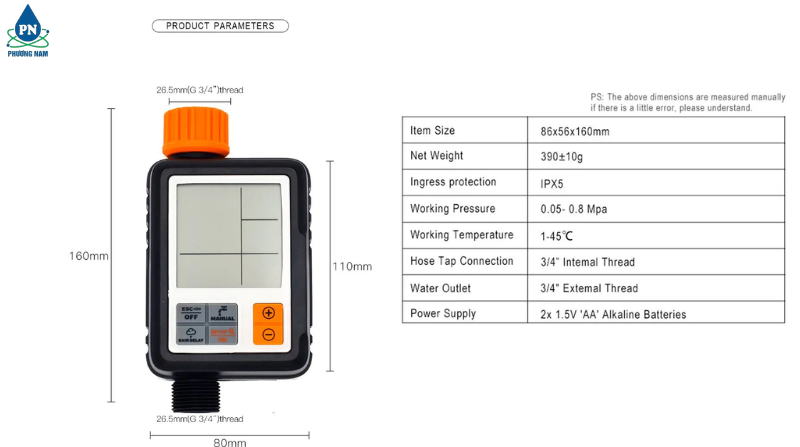 Xả Tự Động Dành Cho Màn UF - Phương Nam Water