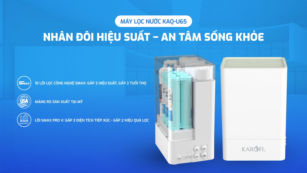 Máy Lọc Nước RO Karofi KAQ-U65 - Phương Nam Water 1