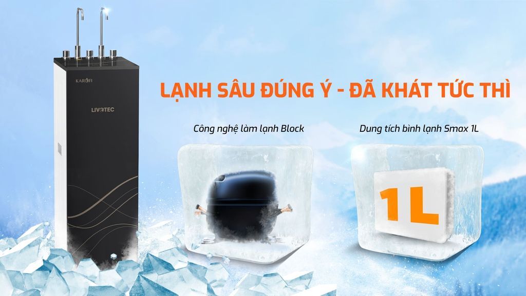 Máy Lọc Nước Nóng Lạnh Karofi Livotec 628 – Mẫu Mới 2024 - Phương Nam Water 3
