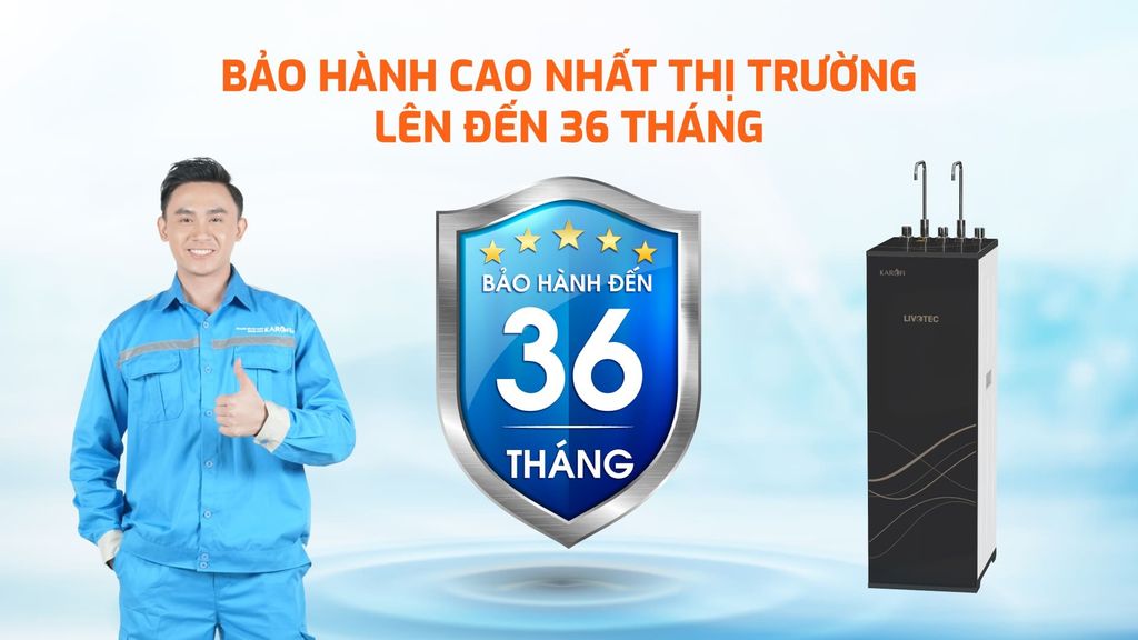 Máy Lọc Nước Nóng Lạnh Karofi Livotec 628 – Mẫu Mới 2024 - Phương Nam Water 10