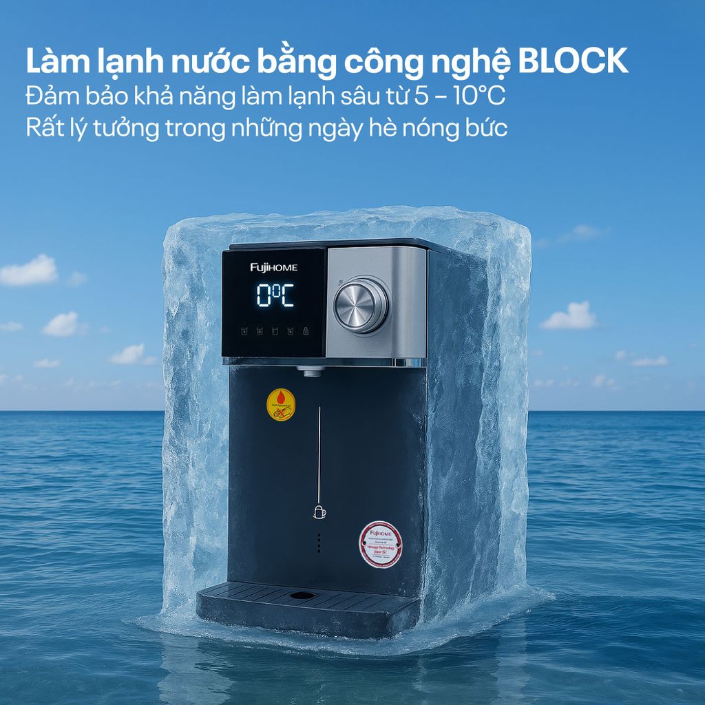 Máy Lọc Nước Fujihome WP302C - Nóng Lạnh - Phương Nam Water 6