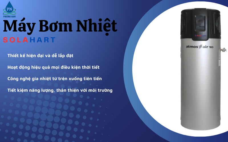 bơm nhiệt Solahart 180L - Phương Nam Water