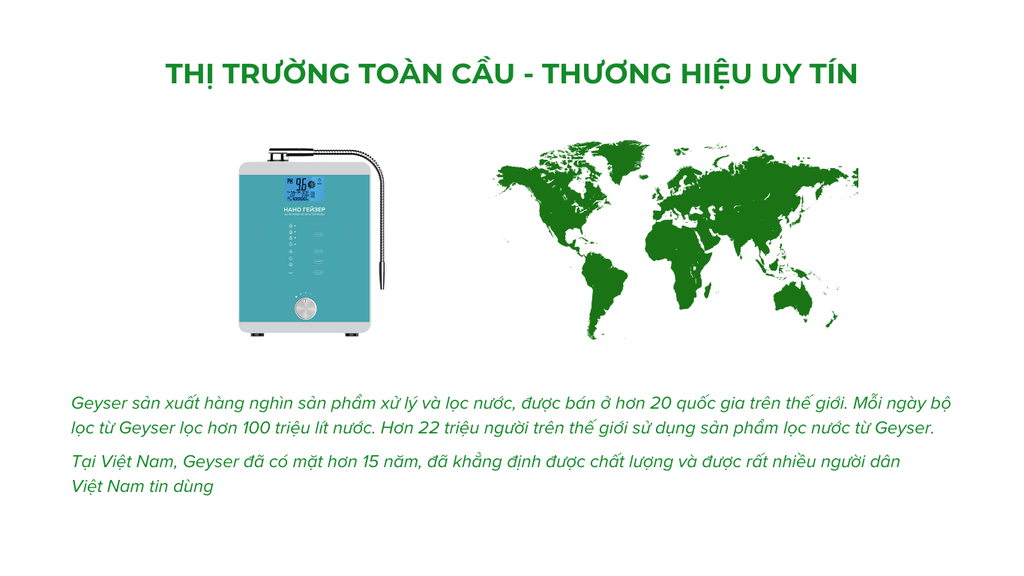 Máy Lọc Nước ION Kiềm Geyser i7000 - Phương Nam Water