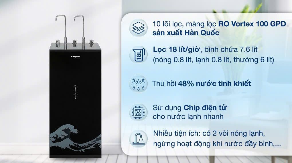 Nước Kangaro Hydrogen KG10A12 - Phương Nam Water
