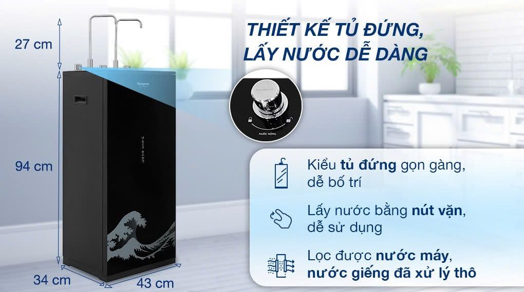 Nước Kangaro Hydrogen KG10A12 - Phương Nam Water 1