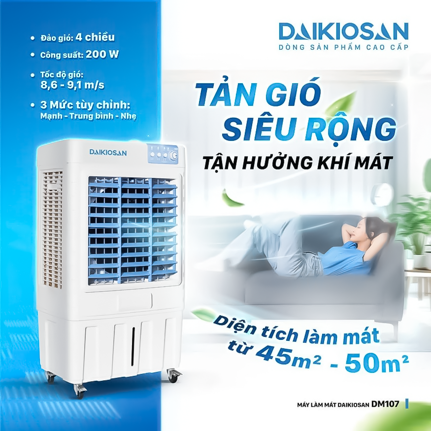Quạt Hơi Nước Daikiosan DM107 - Phương Nam Water 5