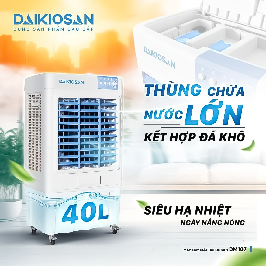 Quạt Hơi Nước Daikiosan DM107 - Phương Nam Water 6