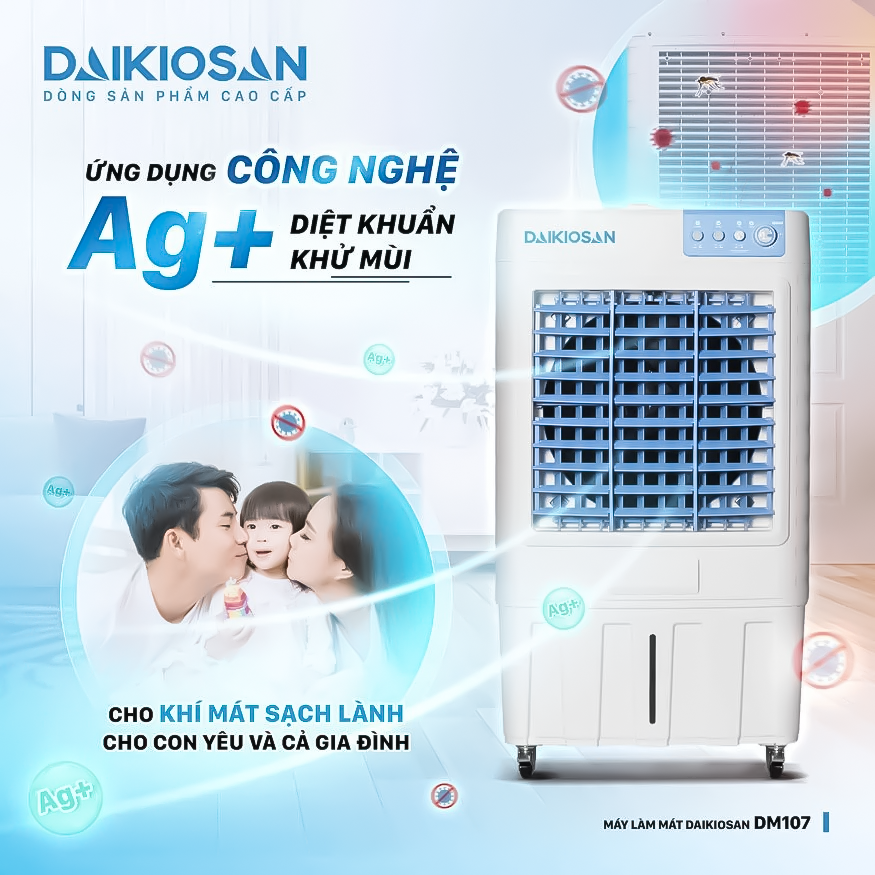 Quạt Hơi Nước Daikiosan DM107 - Phương Nam Water 7