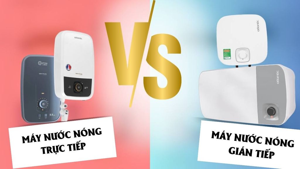 Máy nước nóng trực tiếp vs gián tiếp - Phương Nam Water