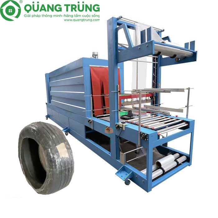 Máy bọc màng lốp xe tự động Quang Trung