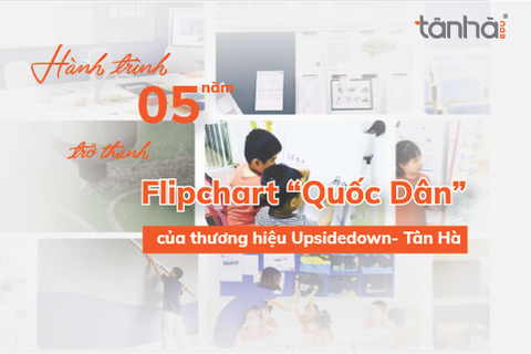 Hành trình 05 năm trở thành Flipchart “Quốc Dân” của thương hiệu Upsidedown- Tân Hà