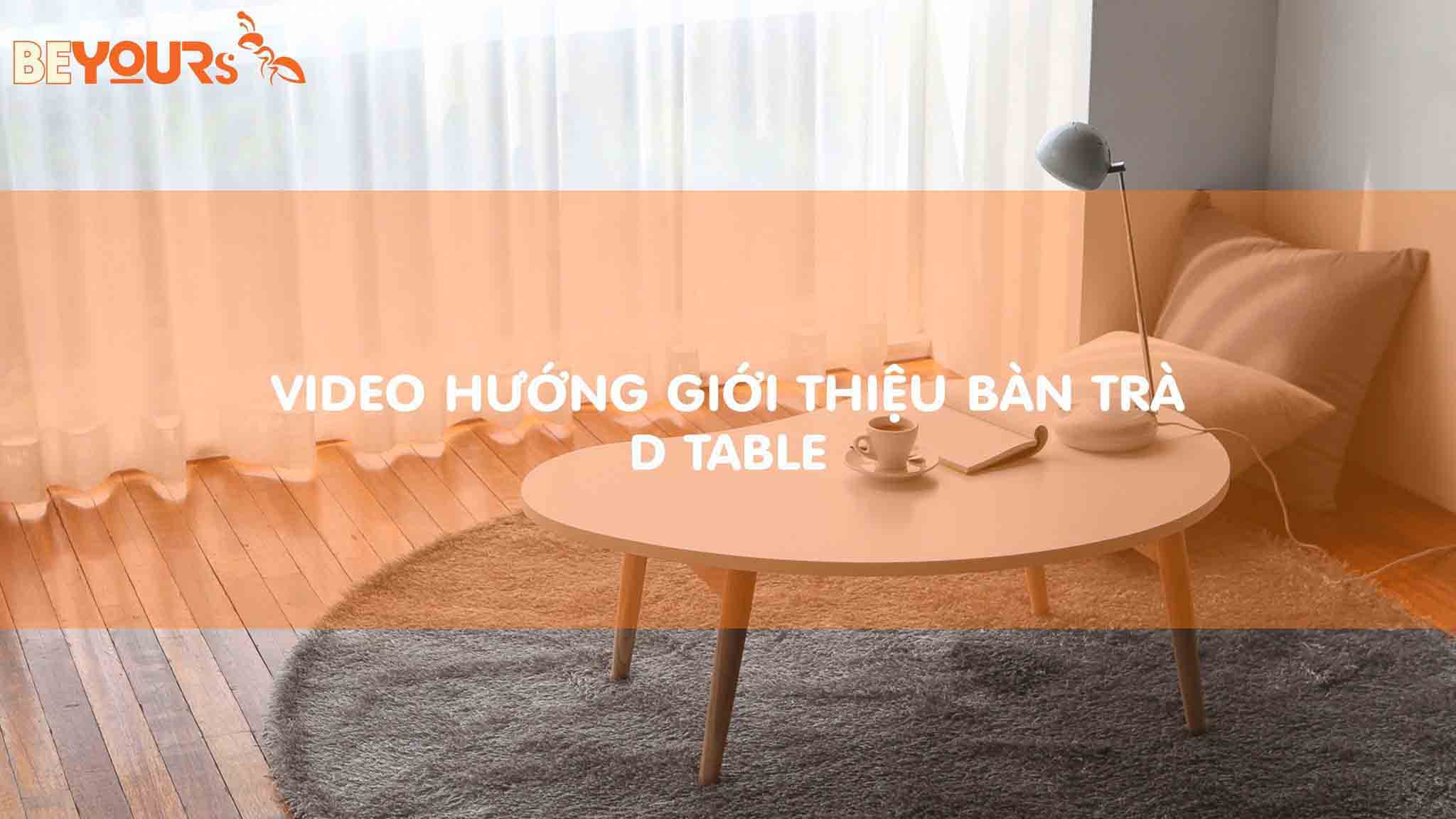 Giới thiệu bàn trà/bàn sofa - D Table