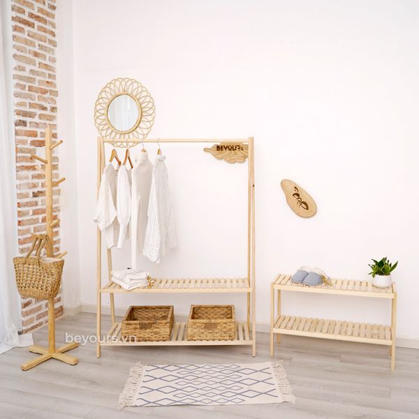 Tổng hợp các loại giá treo quần áo tối giản, dễ dàng tự lắp ráp tại nhà