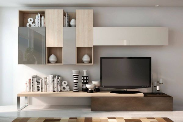 Kệ tivi decor kiểu hiện đại mang tới sự trẻ trung cho không gian