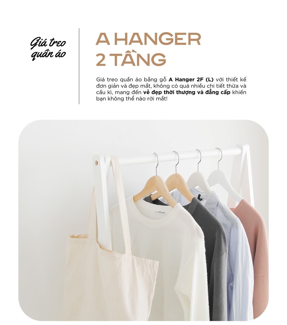 giá treo quần áo A Hanger2fl