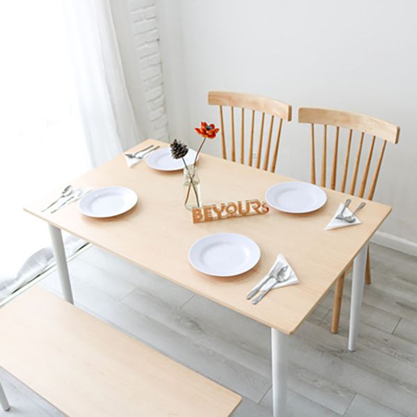 BỘ BÀN ĂN NARI DINNER TABLE SIZE S NATURAL WHITE