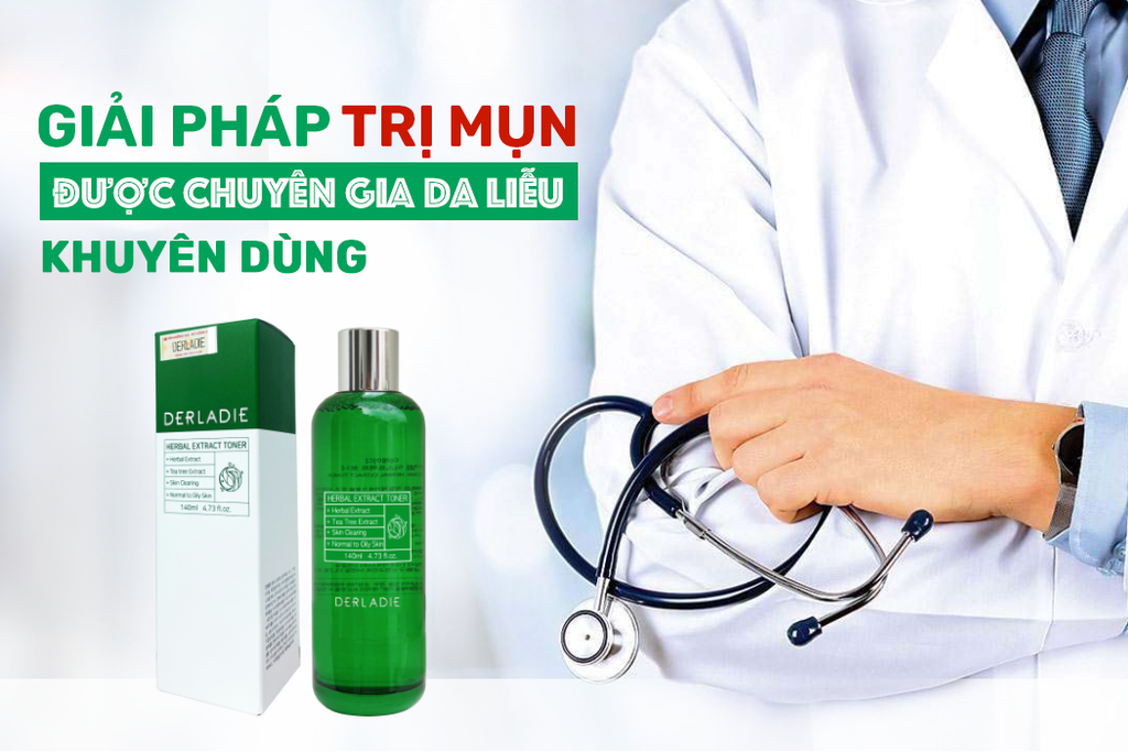 Vì sao Derladie Herbal Extract Toner lại được các chuyên gia da liễu khuyên dùng?