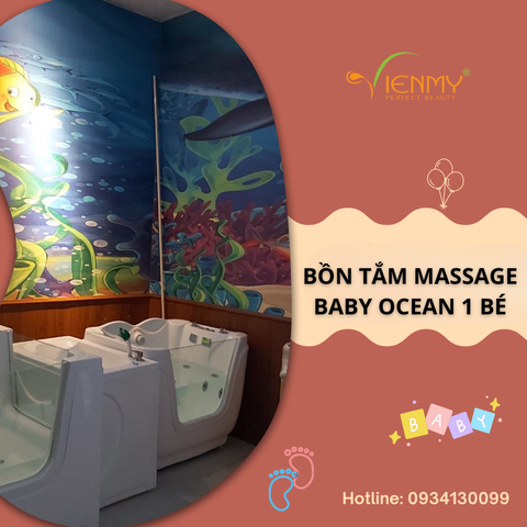 Bộ sưu tập bồn tắm massage Baby Ocean 1 bé đang được ưa chuộng