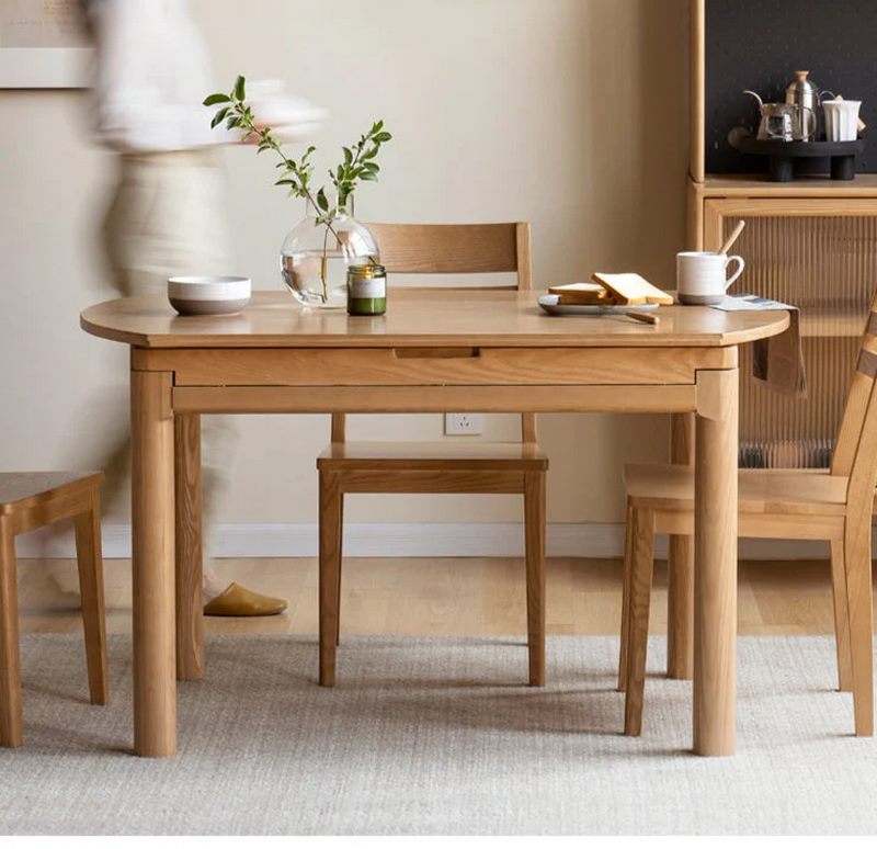 bàn ăn thông minh gỗ tự nhiên cho nhà nhỏ