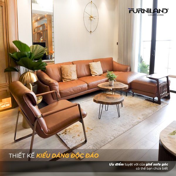 Mua sofa da nhập khẩu giá hấp dẫn tại cửa hàng Furniland