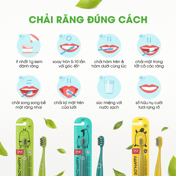 Hướng dẫn bé cách vệ sinh răng miệng