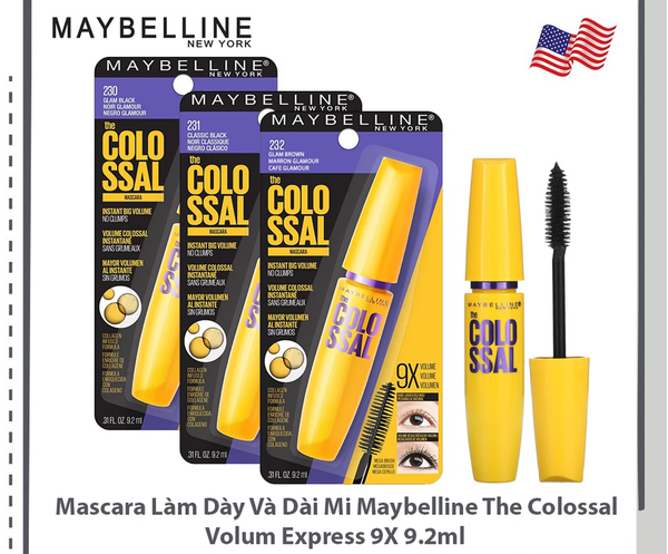 REVIEW Mascara Maybelline The Colossal Volume Vàng