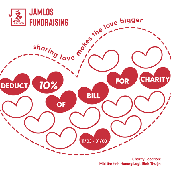 Poster Chương trình Jamlos 10 Years  Fundraising