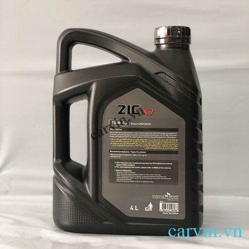 Dầu Zic X7 Gasoline 10W40 4L