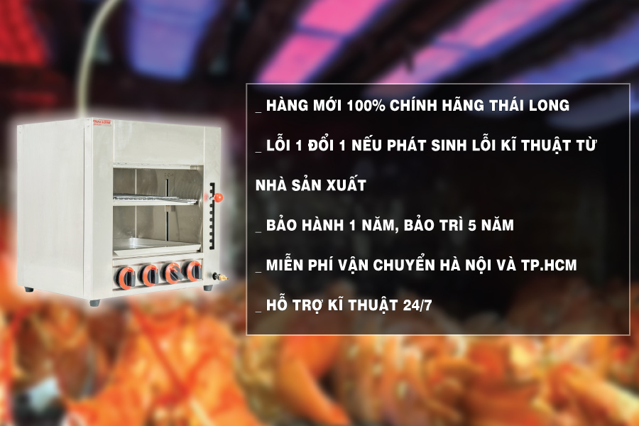 Mua sản phẩm tủ Lò nướng Salamander 4 họng gas SA - 4G tại Hà Nội và TP.HCM