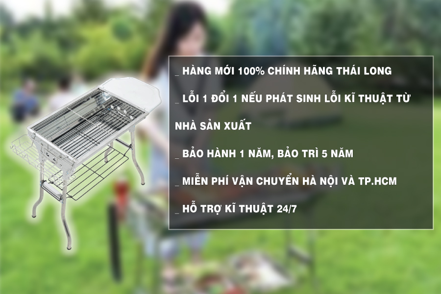 Mua sản phẩm Bếp nướng than hoa ngoài trời BBQ-M3 tại Hà Nội và TP.HCM